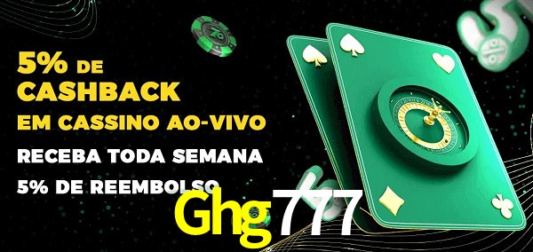 Promoções do cassino ao Vivo Ghg777